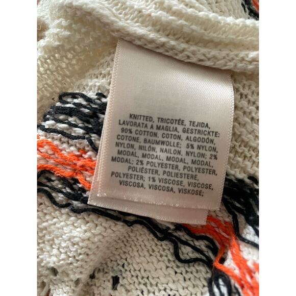 Anthropologie Sleeping on Snow Dress Crochet Asymmetric Print Knit - Picture 14 of 14